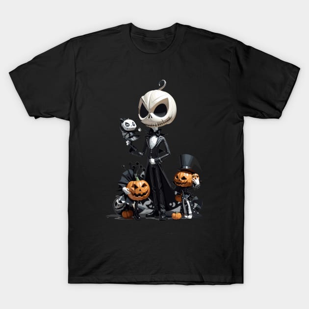 Skeleton Halloween Quote T-Shirt by 8ird